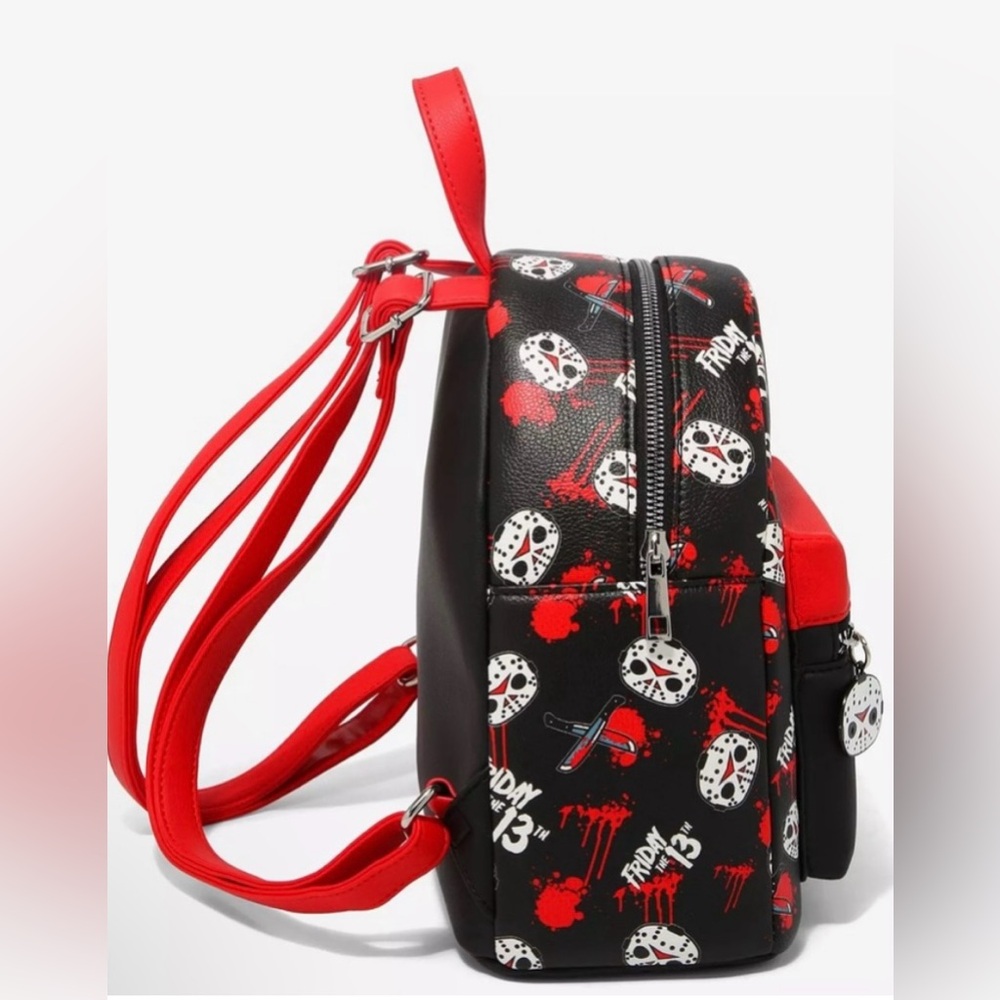 NWT Bioworld Friday the 13th Chibi Jason Mask Backpack - Picture 2 of 10